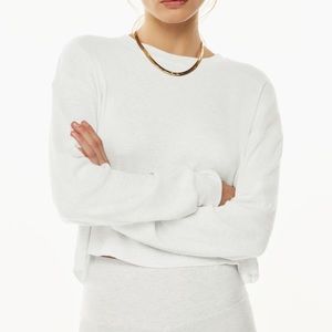 TNA WAFFLE CREWNECK LONGSLEEVE TOP